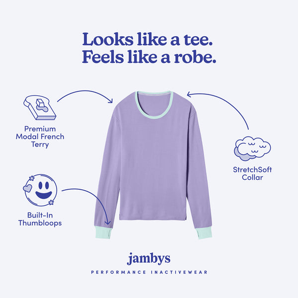 Lavender/Mint Long-Sleeve JamTee