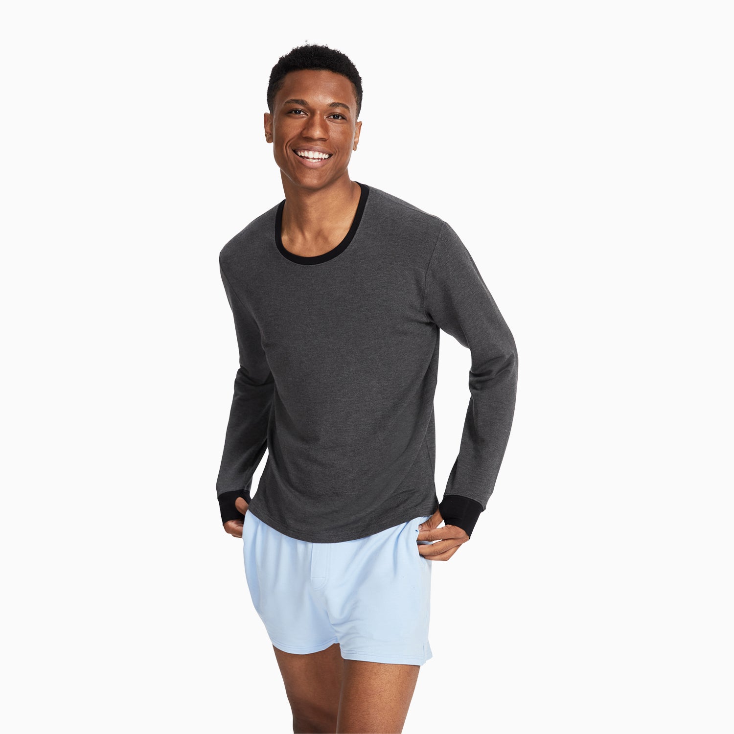 modelsizing1: Brandon is 6’0” and wearing a medium. | type: men