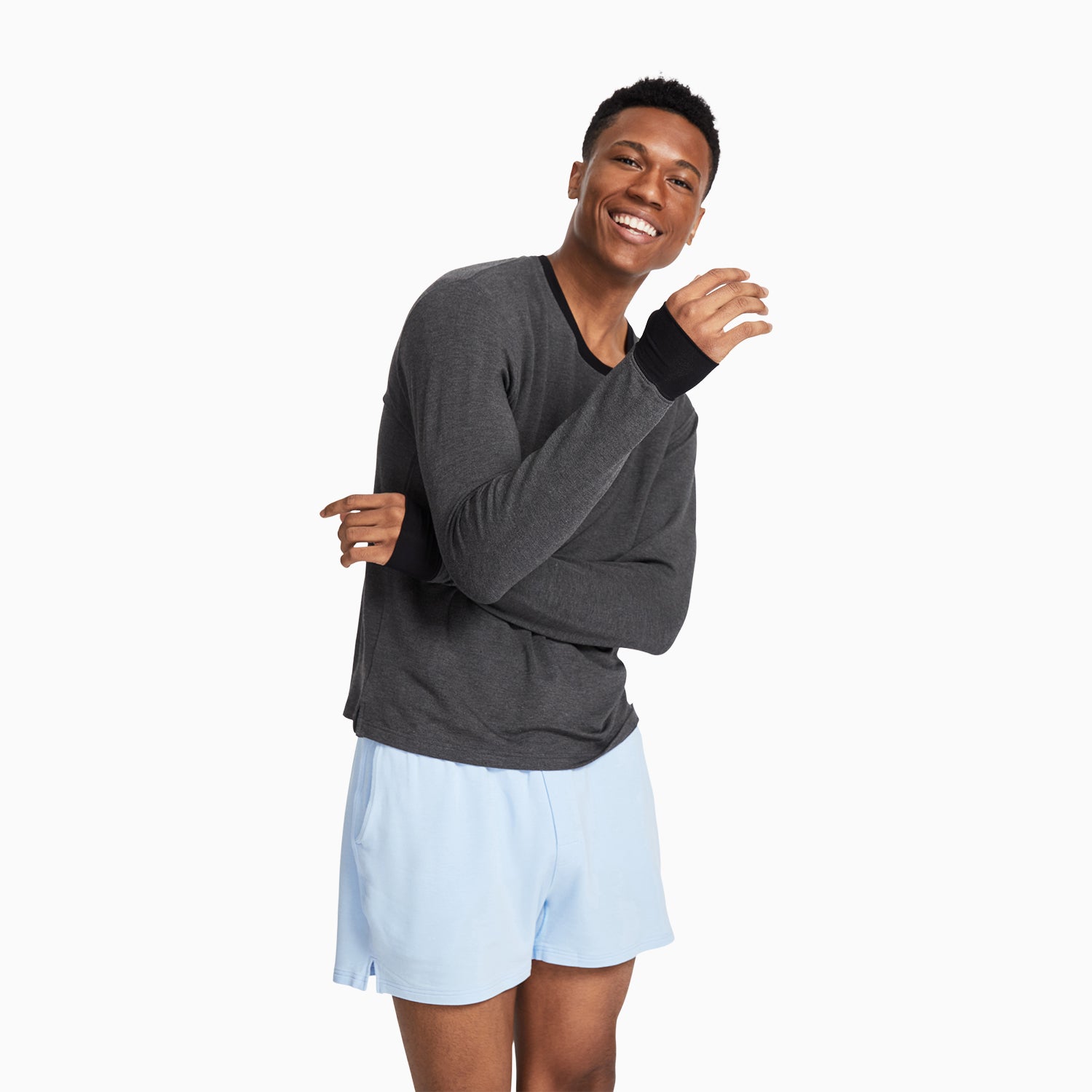 modelsizing1: Brandon is 6’0” and wearing a medium. | type: men