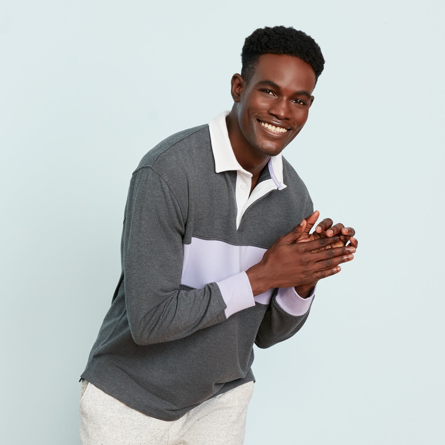 modelsizing1: Tope is 6’2” and wearing a medium. | type: men