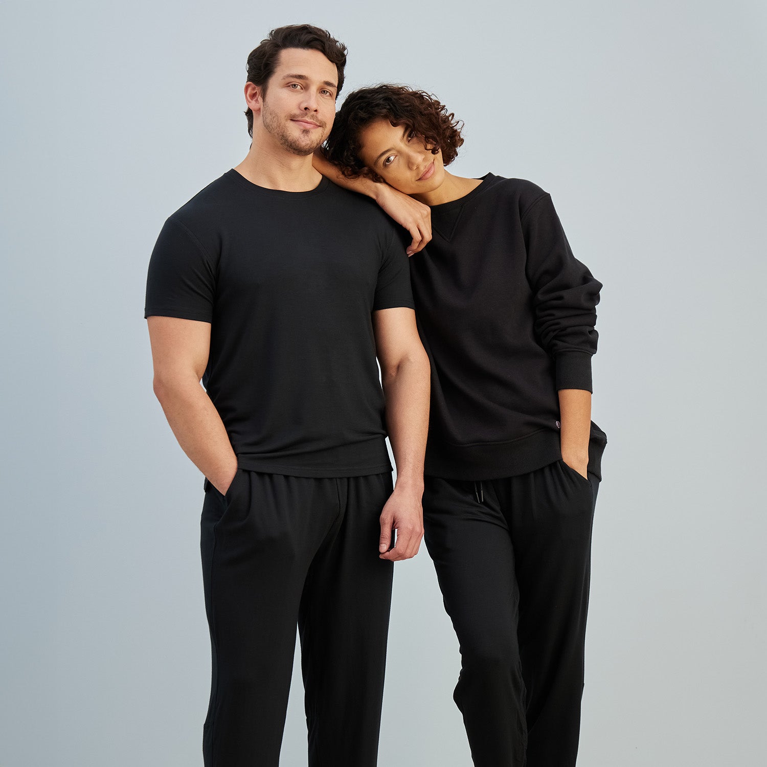 modelsizing1: Thomas is 5’10” and wearing a medium. | modelsizing1: Sharee is 5’9” and wearing a small. | type: unisex