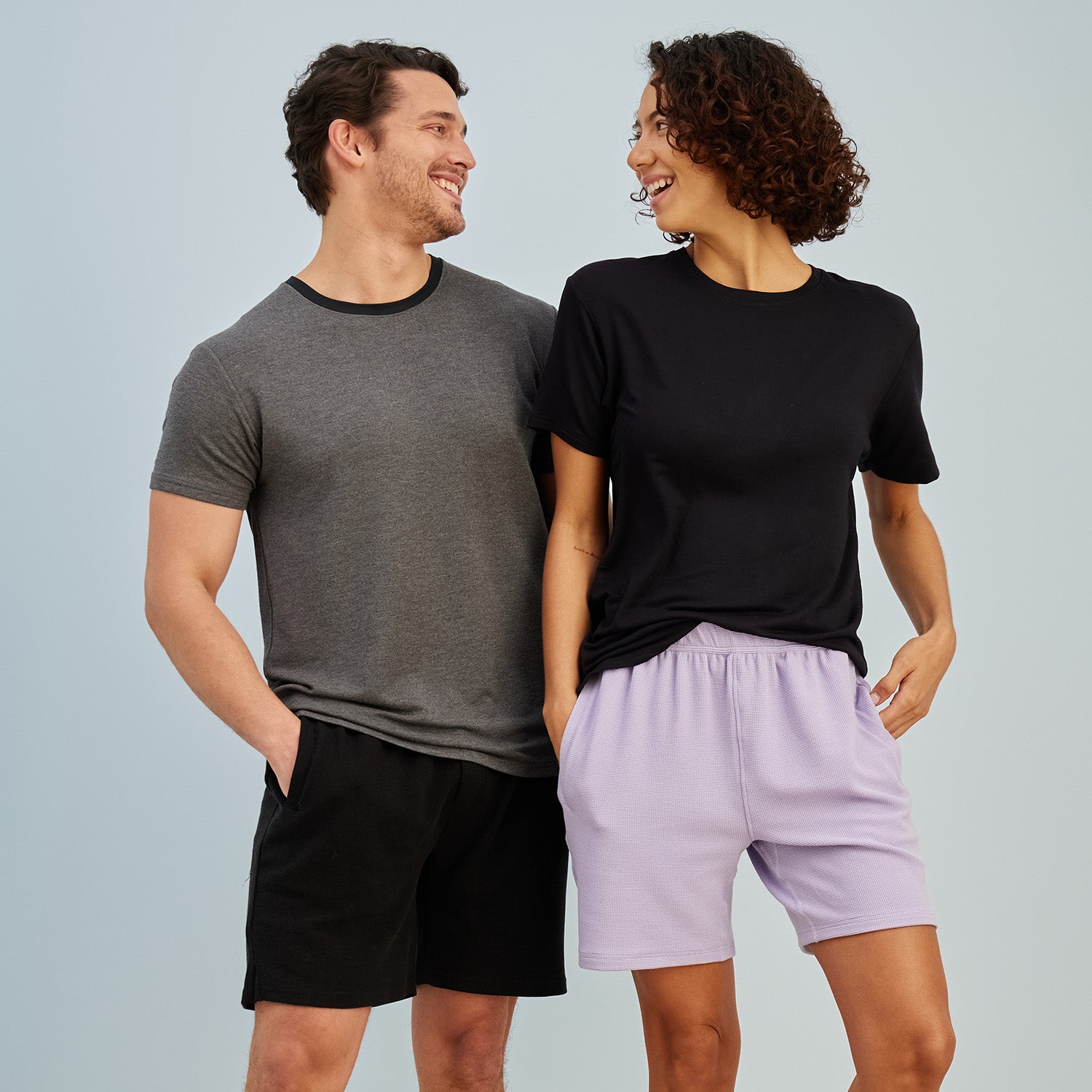 modelsizing1: Thomas is 5’10” and wearing a medium. | modelsizing1: Sharee is 5’9” and wearing a small. | type: unisex