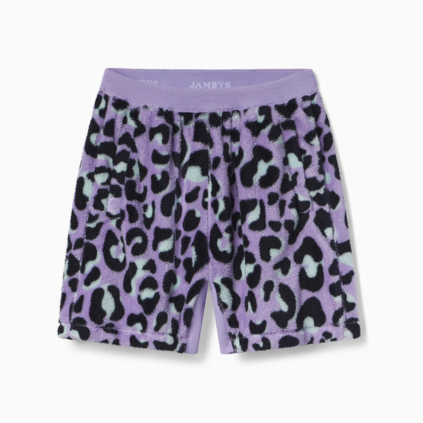 Lavender Leopard Floof Short