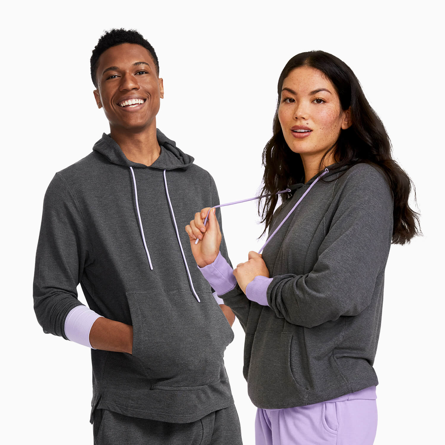 modelsizing1: Brandon is 6’0” and wearing a medium. | modelsizing2: Megan is 5'6" and wearing a small. | type: unisex