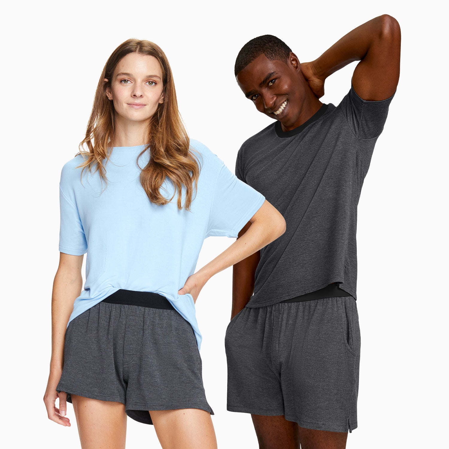 modelsizing1: Nicola is 5'6" and wearing a small. | modelsizing2: Narada is 6’0” and wearing a medium. | first: best-sellers, tops, bottoms | type: unisex | type: unisex