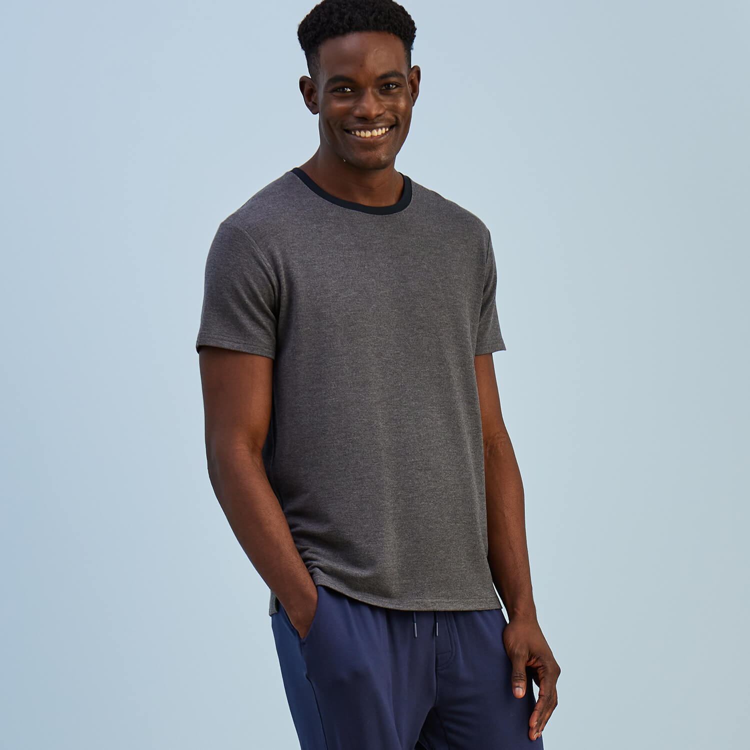 modelsizing1: Tope is 6’2” and wearing a medium. | type: men