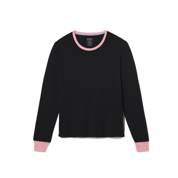 Black/Flamingo Long-Sleeve JamTee