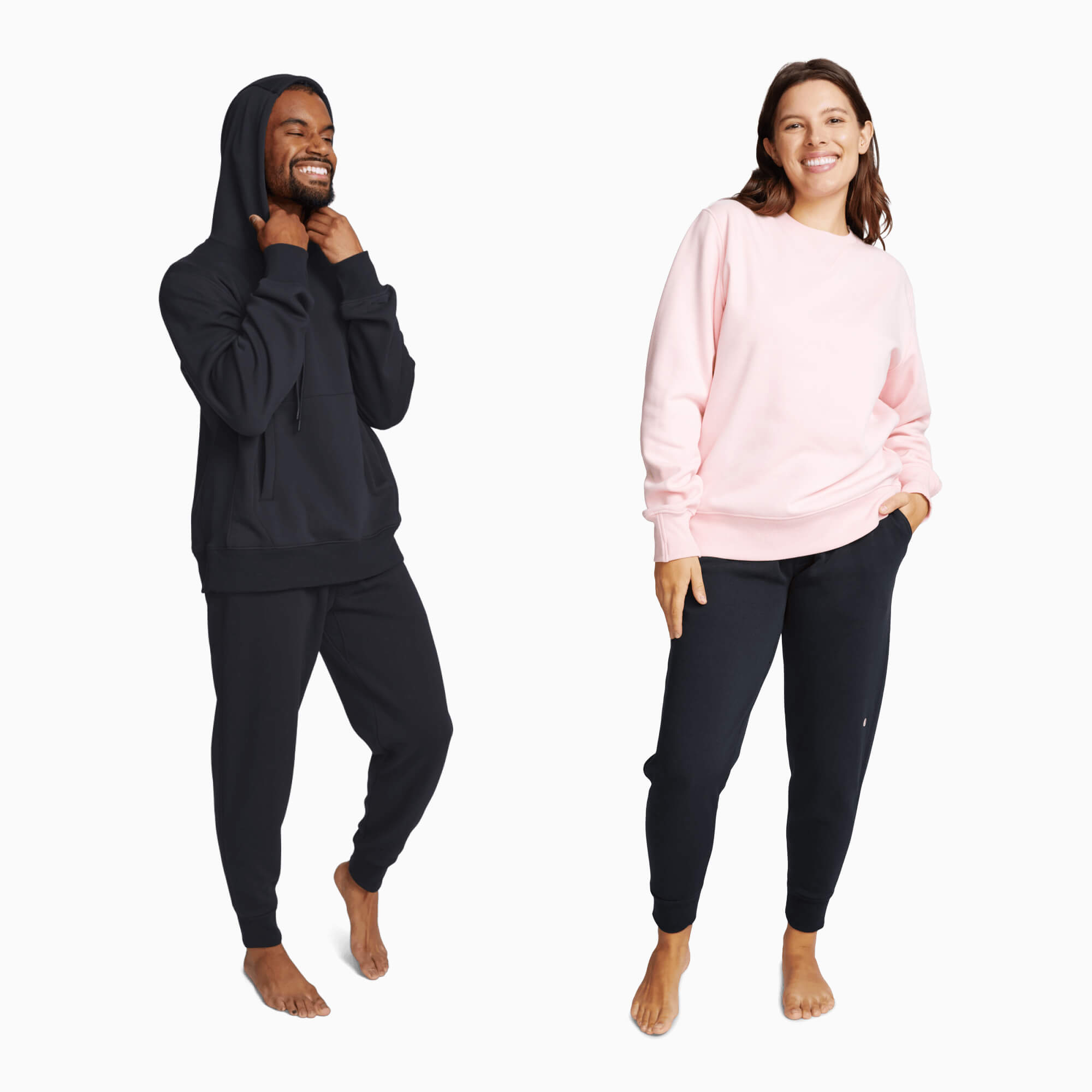modelsizing1: Blest is 5’8” and wearing a medium. | modelsizing2: Dana is 5’9” and wearing a medium. | first: mens, womens, best-sellers, tops, bottoms | type: unisex